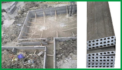 空心水泥板里面是用什么材料？